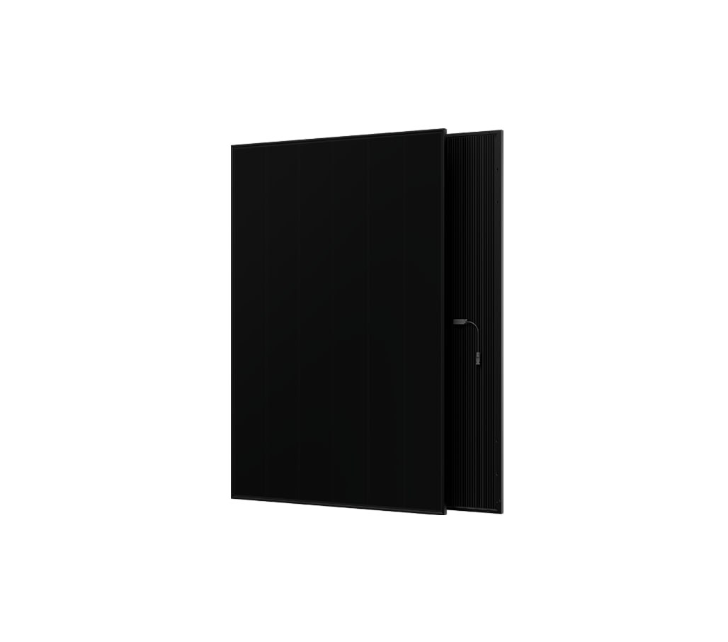 Jinko Solar panel front and rear product view